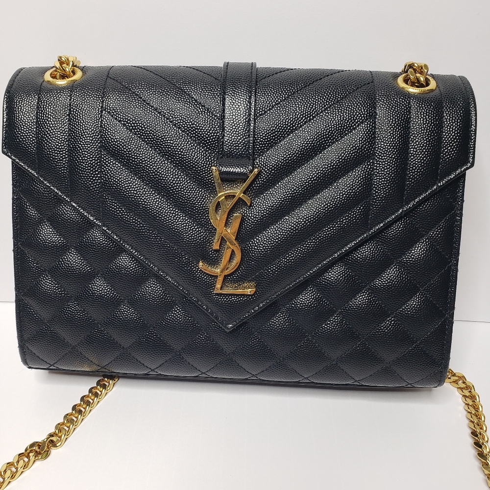 YSL Envelope Medium Chain Bag